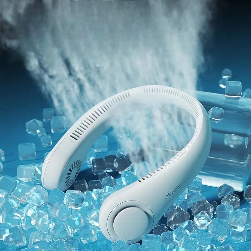 Bladeless Neck Fan | Hands-Free Portable Cooling | 3 Speeds | 6Hr Battery