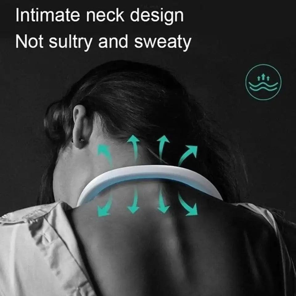 Bladeless Neck Fan | Hands-Free Portable Cooling | 3 Speeds | 6Hr Battery